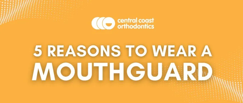 Banner reading 5 Reasons to Wear a Mouthguard