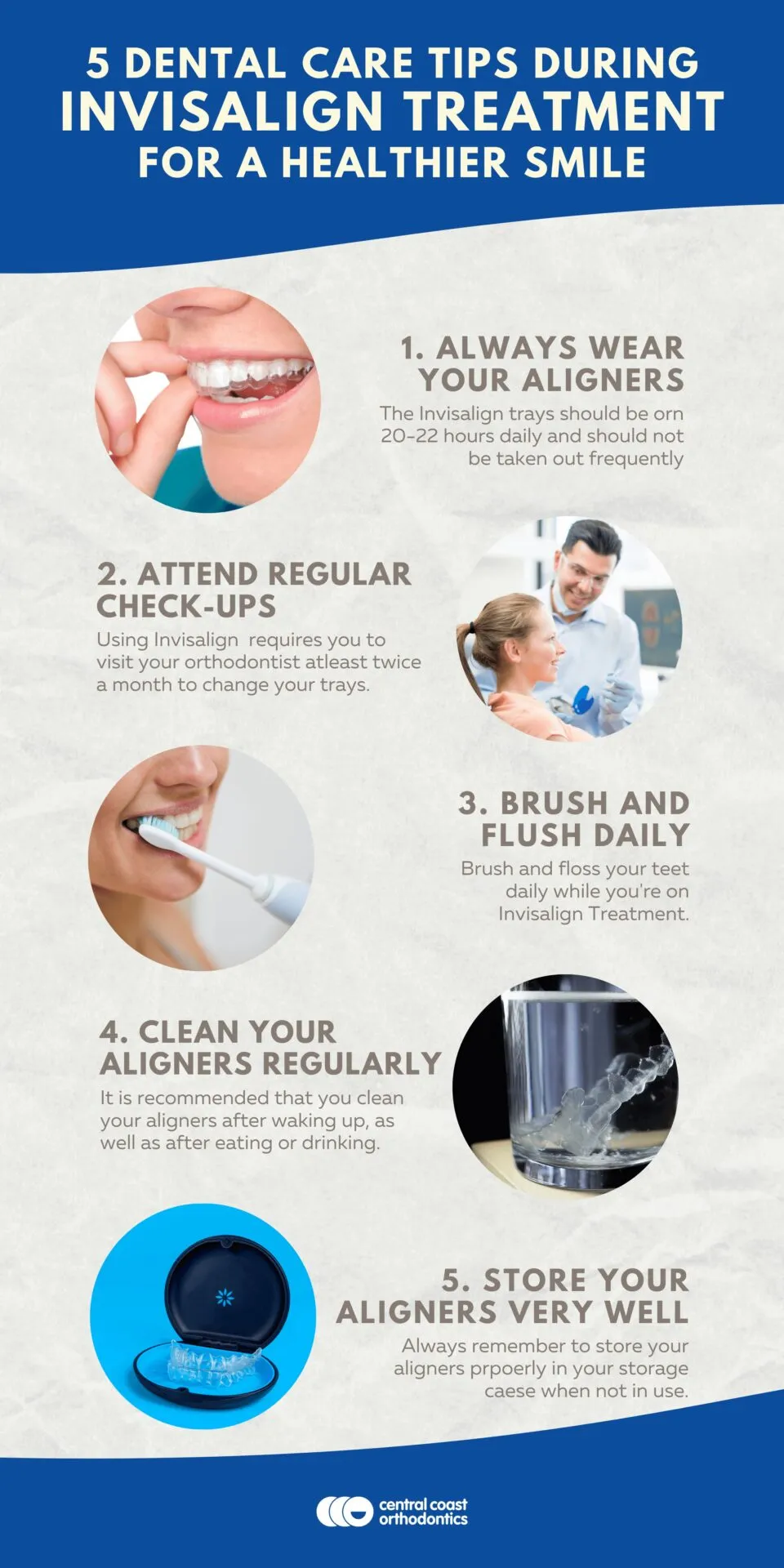 5 Dental Care Tips during Invisalign Treatment Erina