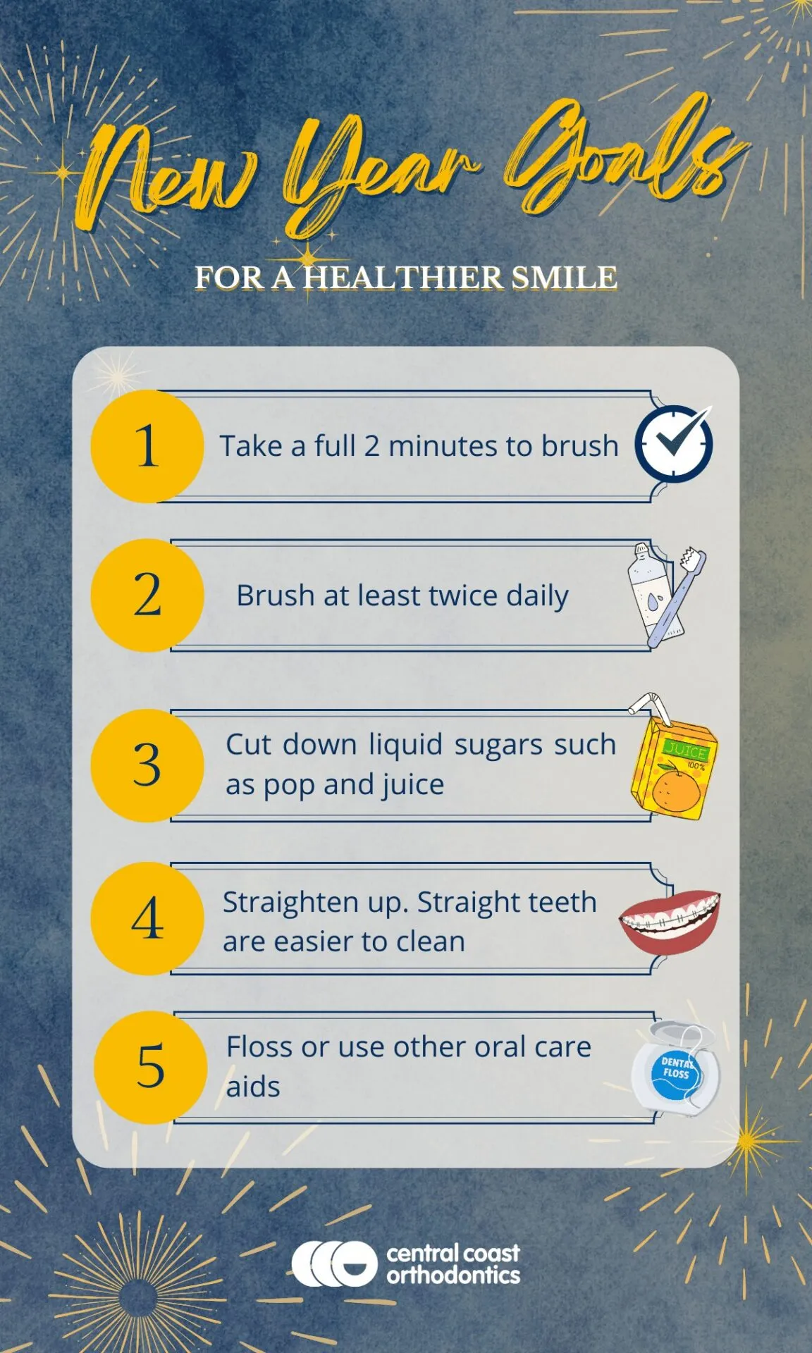 New Year Goals for a Healthier Smile Erina